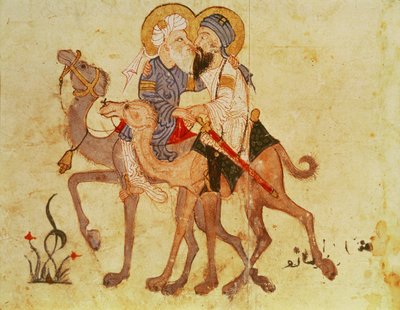 Farewells of Abu-Zayd and Al-Harith before the Return to Mecca, from 